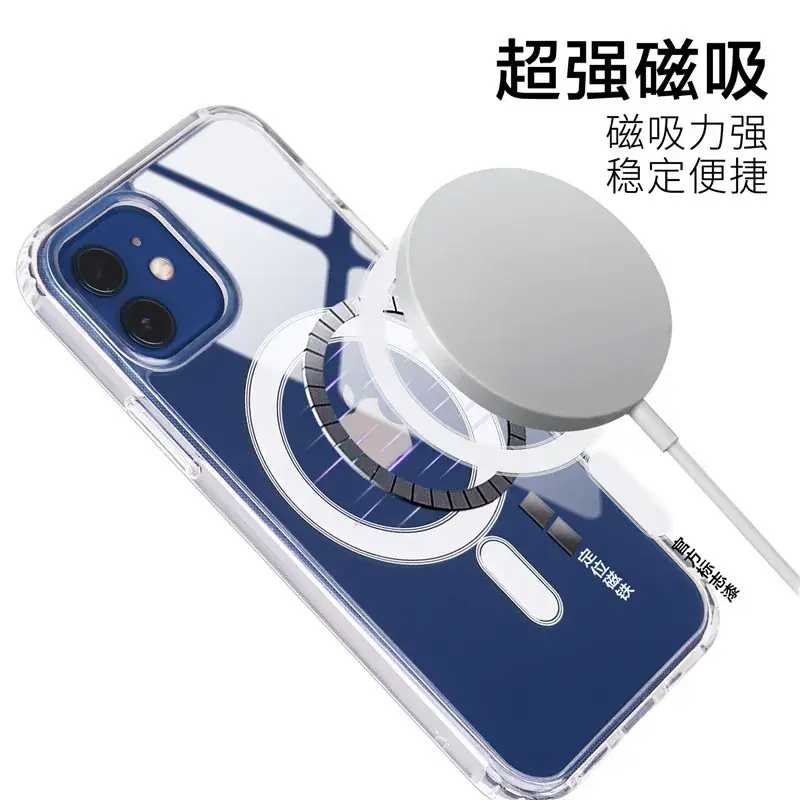 Magnetic Magsafe Clear iPhone Case for 15 Pro Max - Image 6