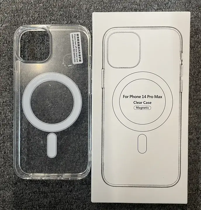 Magnetic Magsafe Clear iPhone Case for 15 Pro Max - Image 2