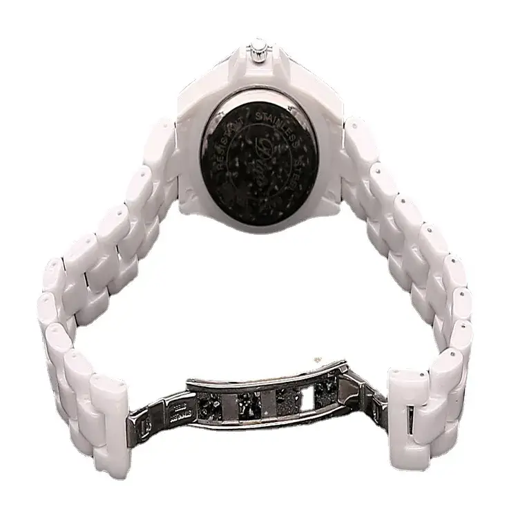 White Ceramic Korean Women's Watch - Image 7