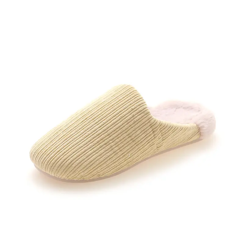 Women Cotton Slippers Mint Green Warm Winter Indoor