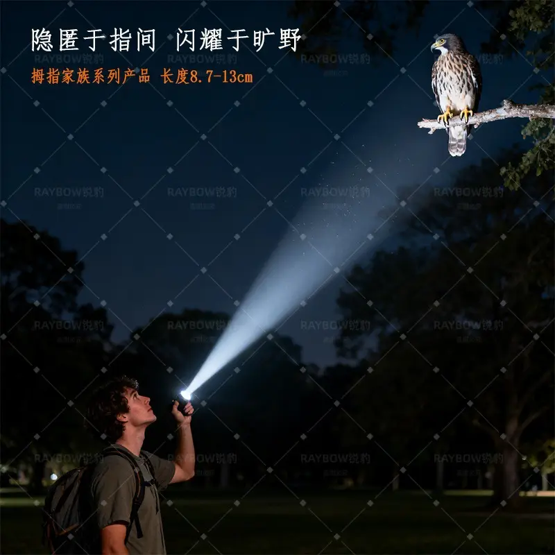Ultra Bright Zoom Rechargeable Flashlight for Hand Use - Image 8