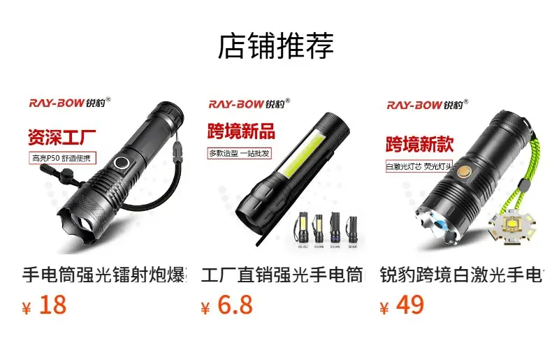 Ultra Bright Zoom Rechargeable Flashlight for Hand Use β feature 1
