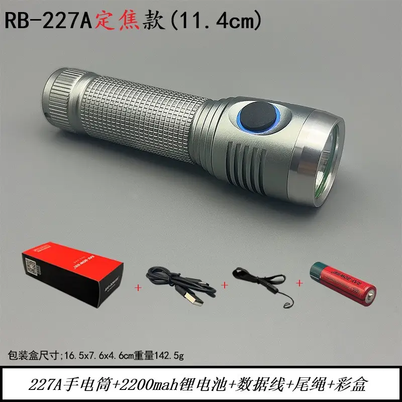 Ultra Bright Zoom Rechargeable Flashlight for Hand Use - Image 4
