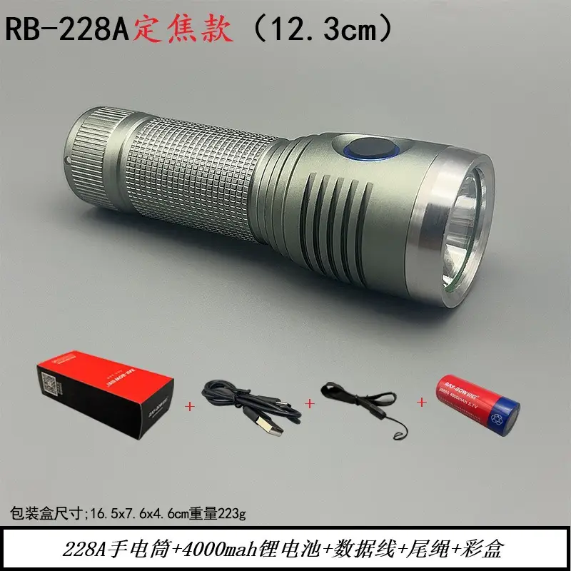 Ultra Bright Zoom Rechargeable Flashlight for Hand Use - Image 5