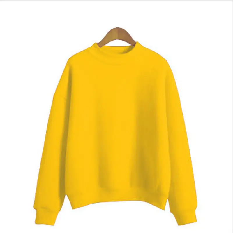 Women Grey Hoodless Sweatshirt Loose Winter Class - Image 21