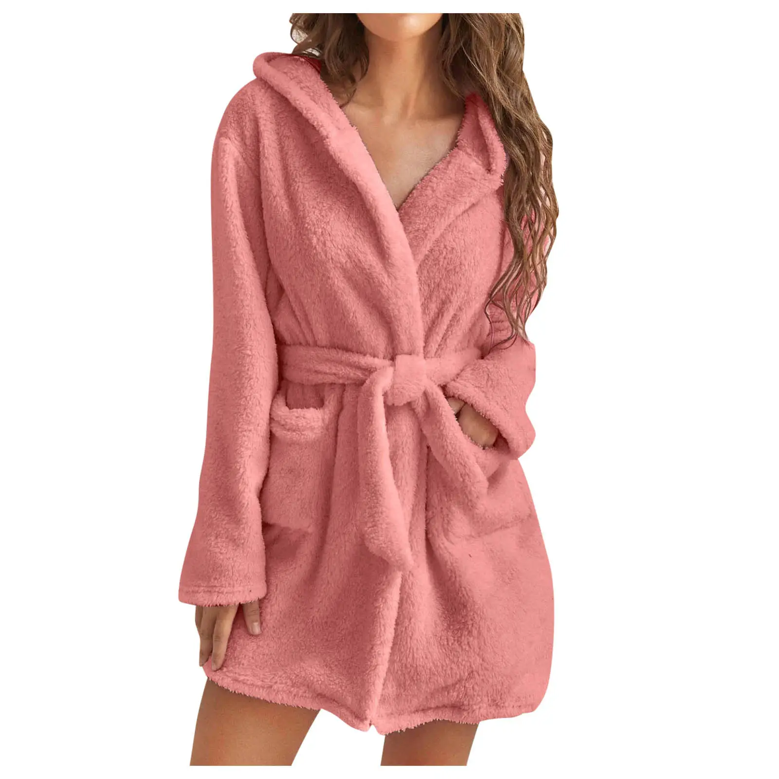 Black Mao Mao Hooded Pajama Set for Women - Image 14