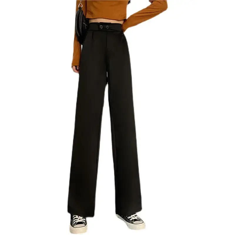 Wide Leg Pants for Women High Waist Drape Suit Pants