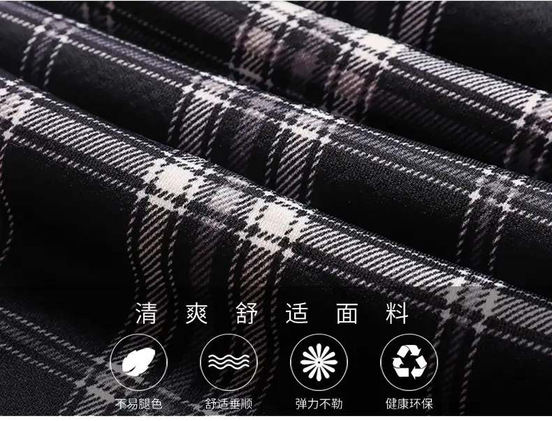 Women Plaid Velvet Pants Autumn Winter Warm Outerwear — feature 13