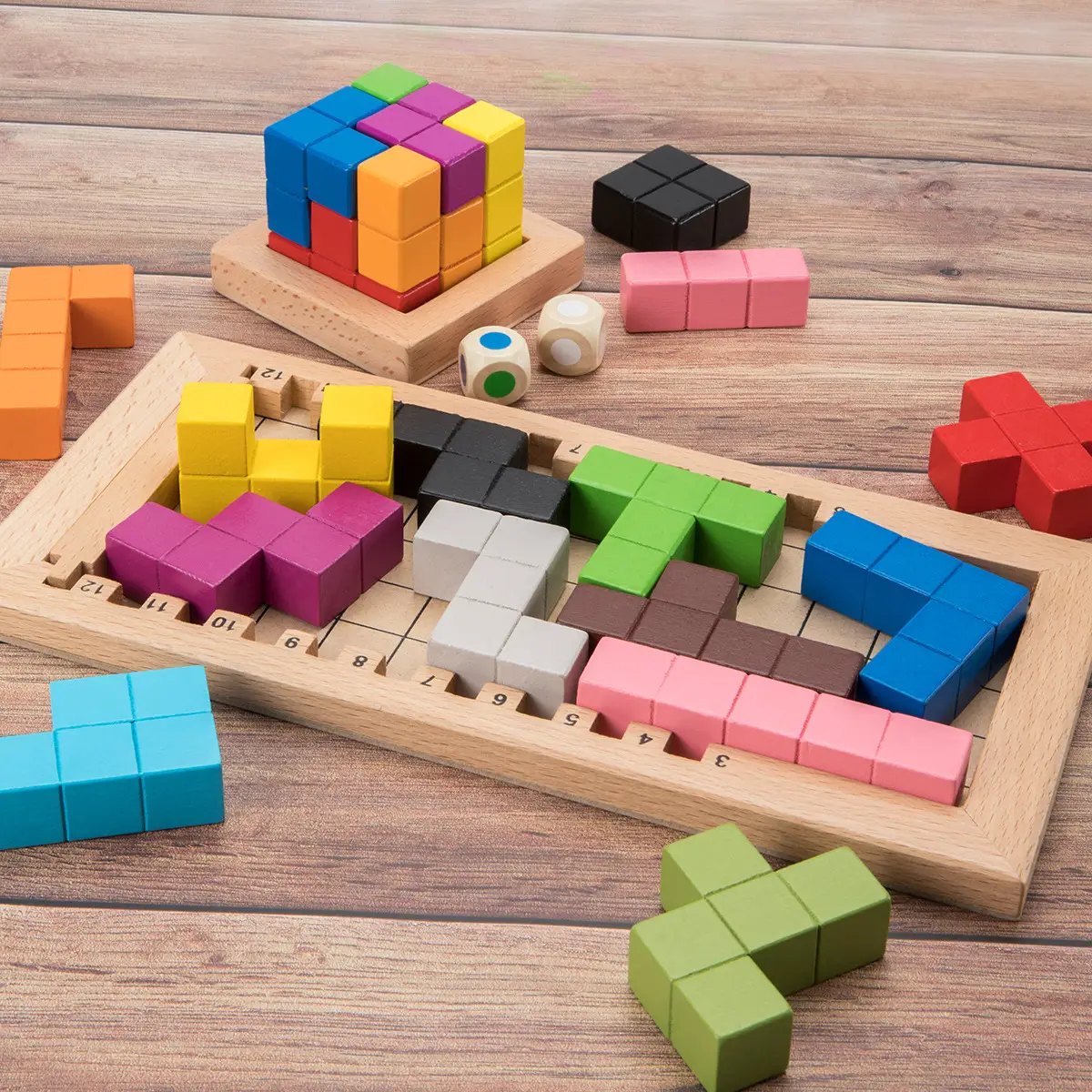 Tetris Building Blocks for Kids Early Education Toys - Image 4