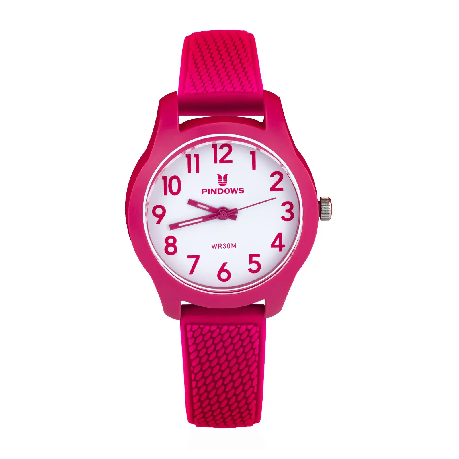 Small Student Exam Watch Black Silicone Strap Quartz - Image 2