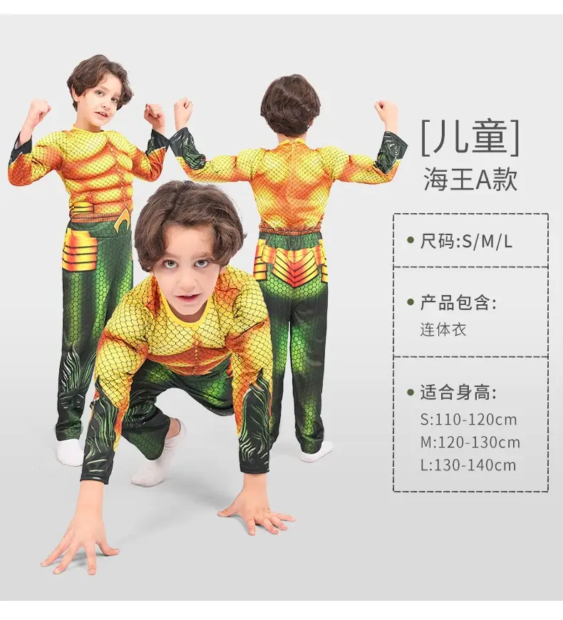 Halloween Halloween Costume Child Avengers Captain America Iron Man Superman Spiderman Suit