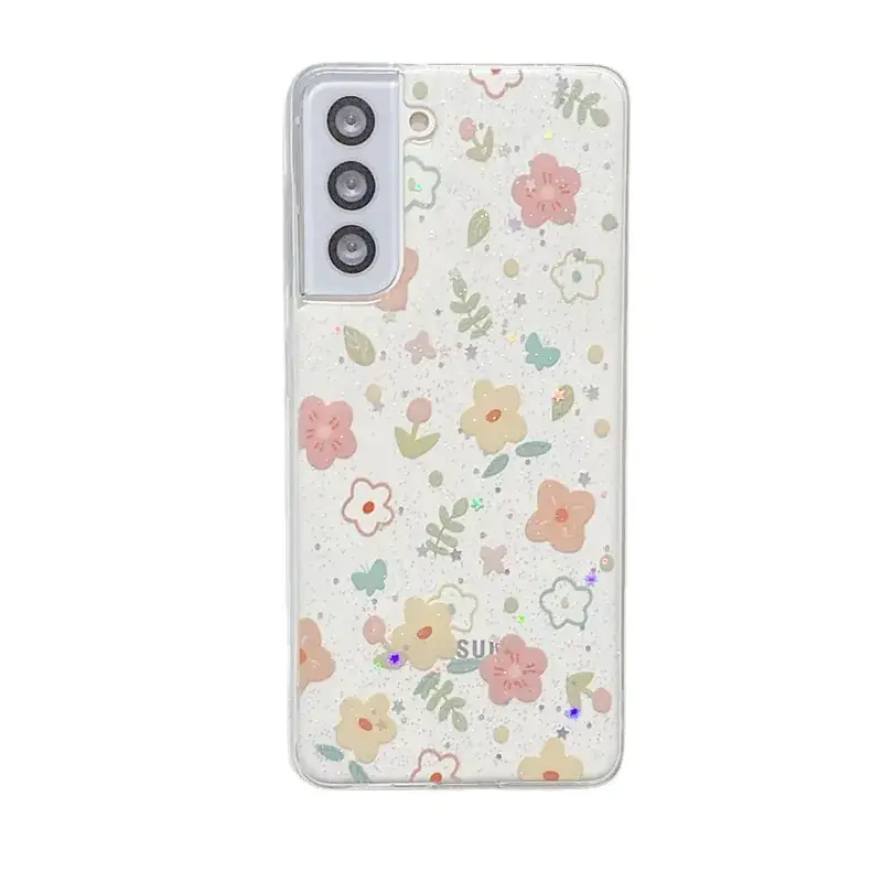 Samsung S24 Ultra Floral Glitter Case - Image 11
