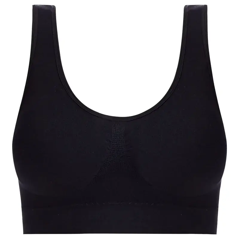 Women's Large Size Deep U Yoga Vest with Cushion - Image 5