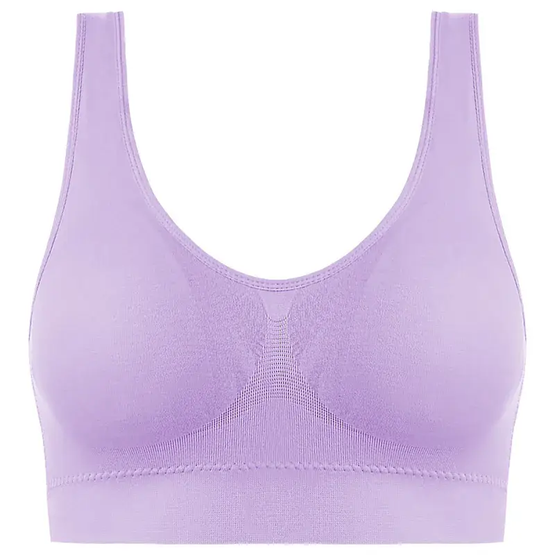 Women's Large Size Deep U Yoga Vest with Cushion - Image 6