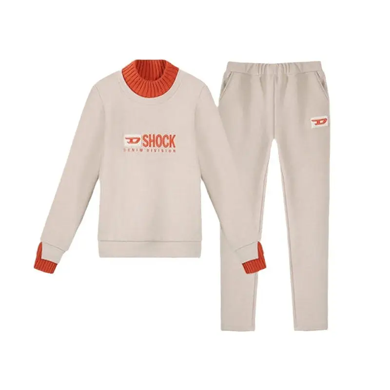 Women Fleece Lined Casual Sports Suit 2026 Winter - Image 9