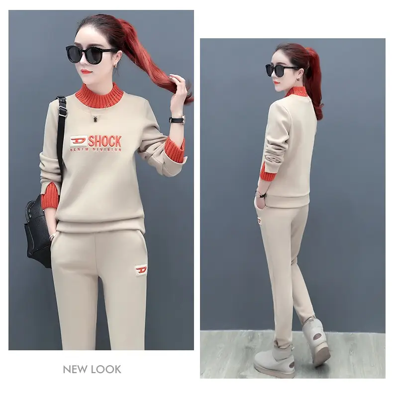 Women Fleece Lined Casual Sports Suit 2026 Winter — feature 10