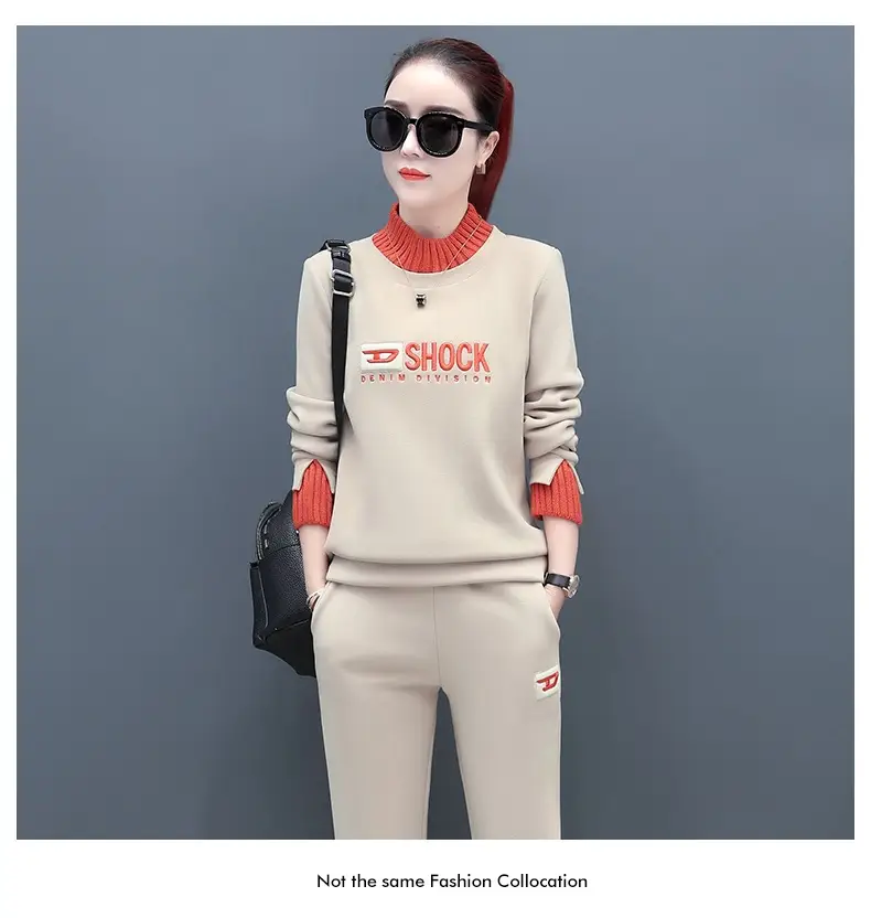 Women Fleece Lined Casual Sports Suit 2026 Winter — feature 8