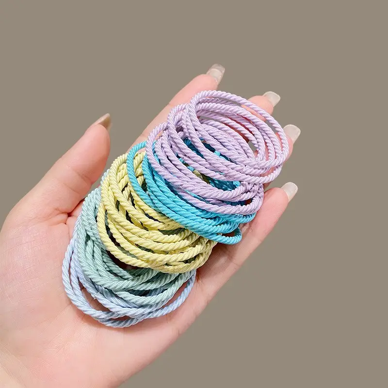 Black High Elastic Hair Rope Band for Hair Accessories - Image 16