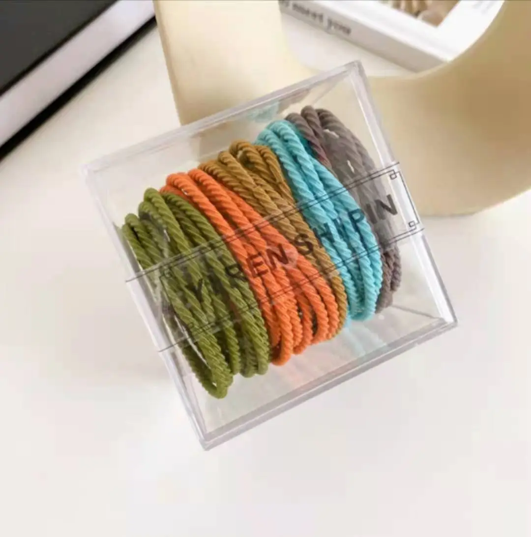 Black High Elastic Hair Rope Band for Hair Accessories - Image 3