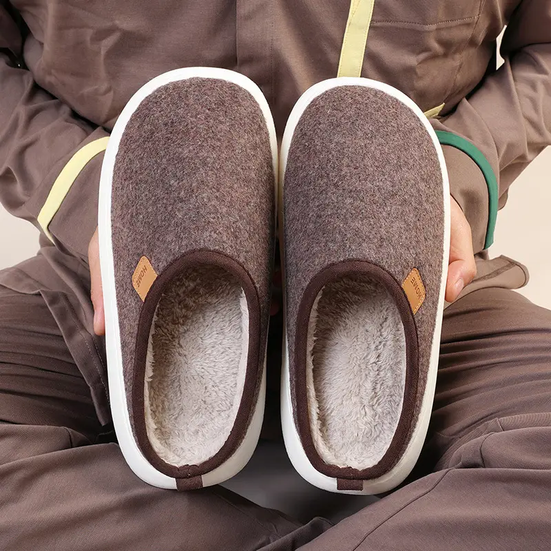2024 Women's Cotton Slippers for Home Indoor Use in Autumn and Winter, with Massage, Non-Slip, Warm, and a Soft Cushioning Design, Thickened for Warmth - Image 11