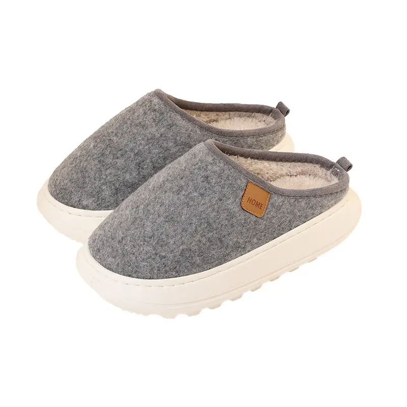 2024 Women's Cotton Slippers for Home Indoor Use in Autumn and Winter, with Massage, Non-Slip, Warm, and a Soft Cushioning Design, Thickened for Warmth - Image 2