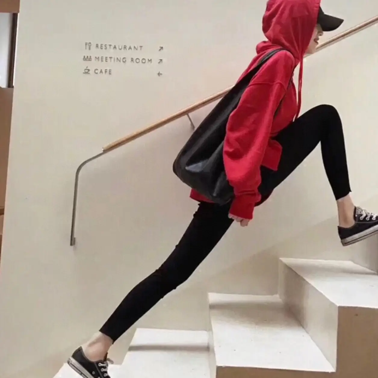 Women Black Skinny Leggings Winter High Waist Slim Fit