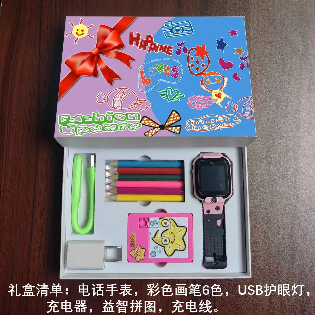 Kids Touchscreen Smart Watch Blue 4G with Water Resistant - Image 2