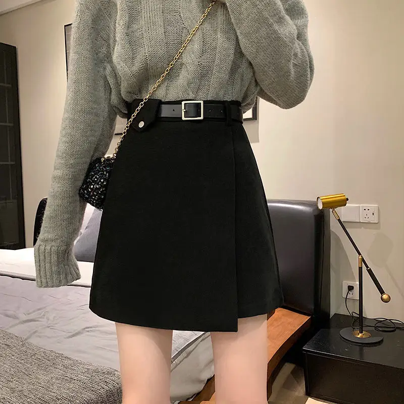 Black High Waist Slimming Skirt for Women - Image 4