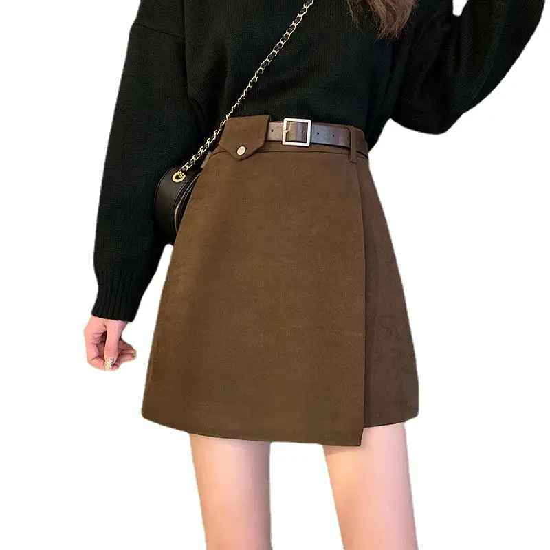 Black High Waist Slimming Skirt for Women - Image 8