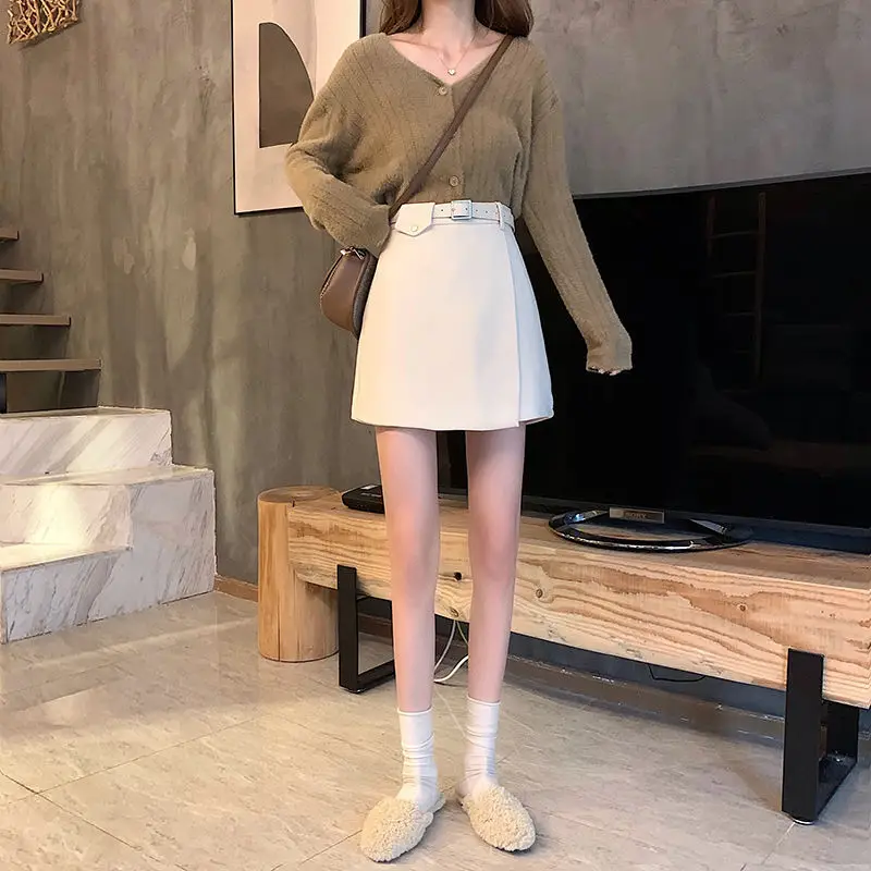 Black High Waist Slimming Skirt for Women — feature 12