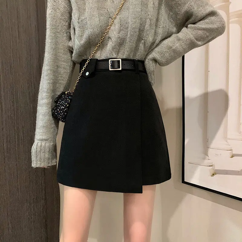 Black High Waist Slimming Skirt for Women — feature 14