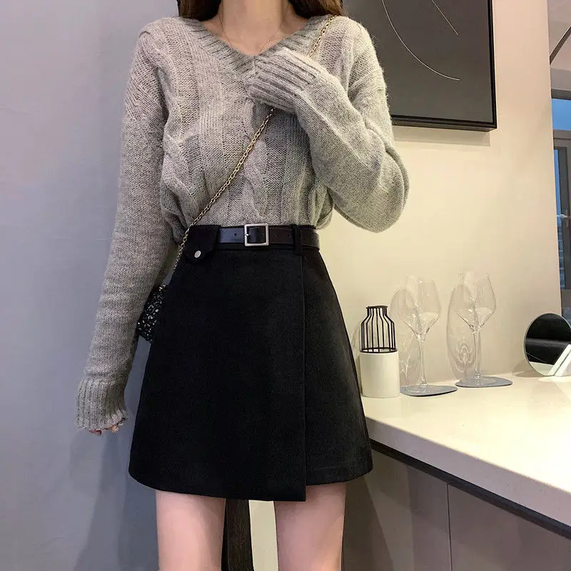 Black High Waist Slimming Skirt for Women — feature 15