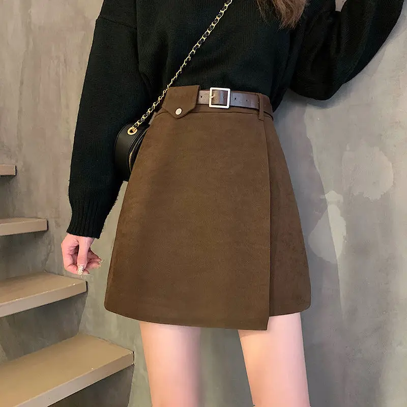 Black High Waist Slimming Skirt for Women — feature 26