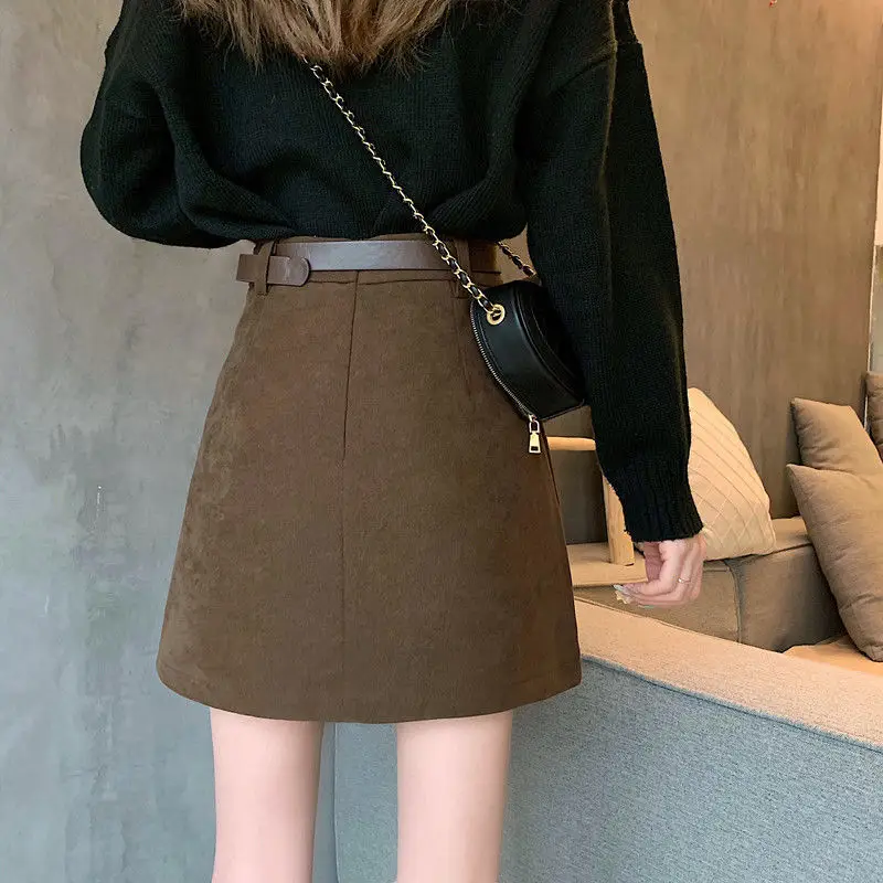 Black High Waist Slimming Skirt for Women — feature 31