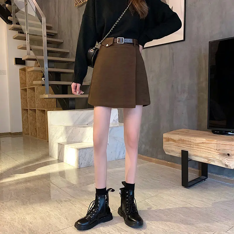 Black High Waist Slimming Skirt for Women — feature 32