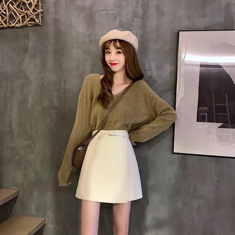 Black High Waist Slimming Skirt for Women — feature 9