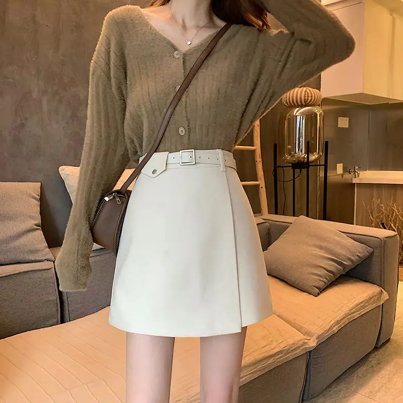Black High Waist Slimming Skirt for Women - Image 3