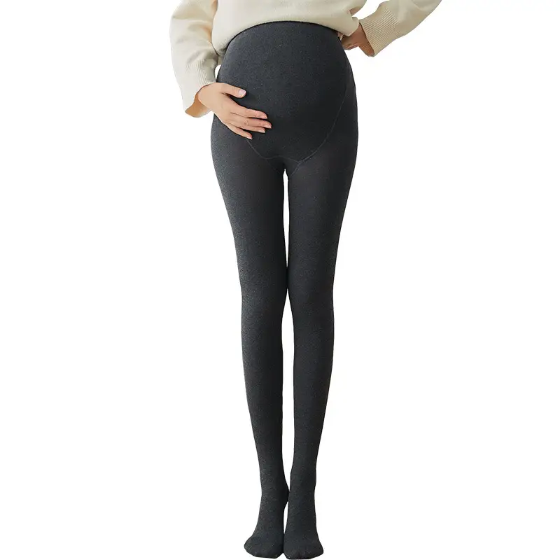 Black Cotton Padded Socks for Women Spring Autumn - Image 18