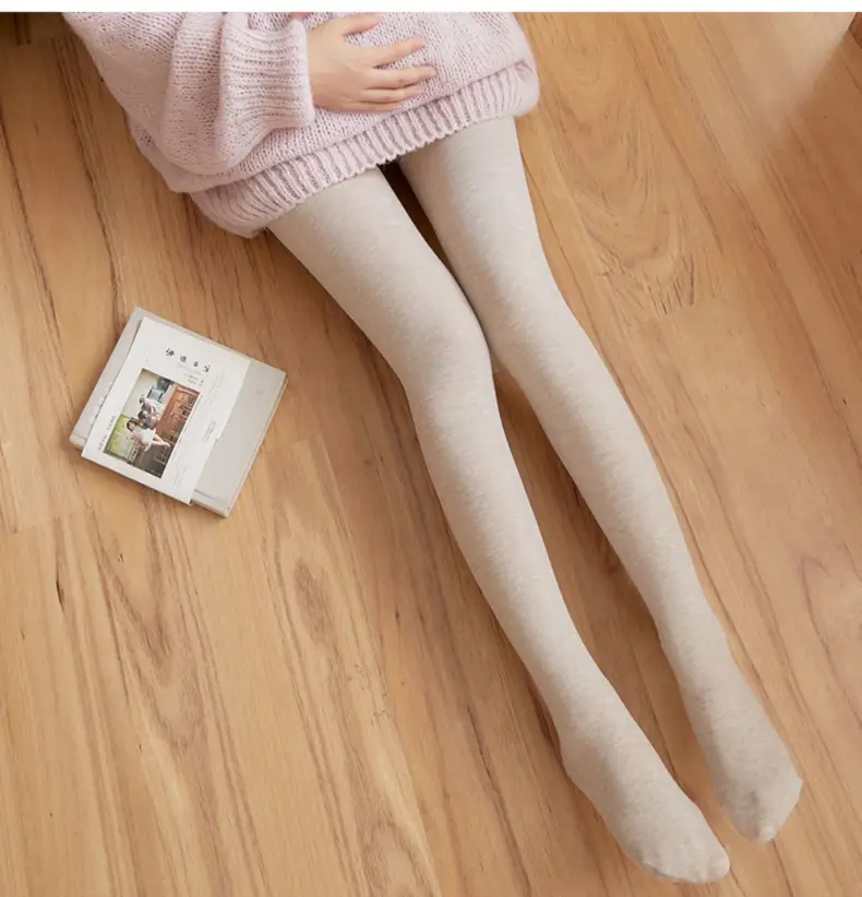 Black Cotton Padded Socks for Women Spring Autumn — feature 21