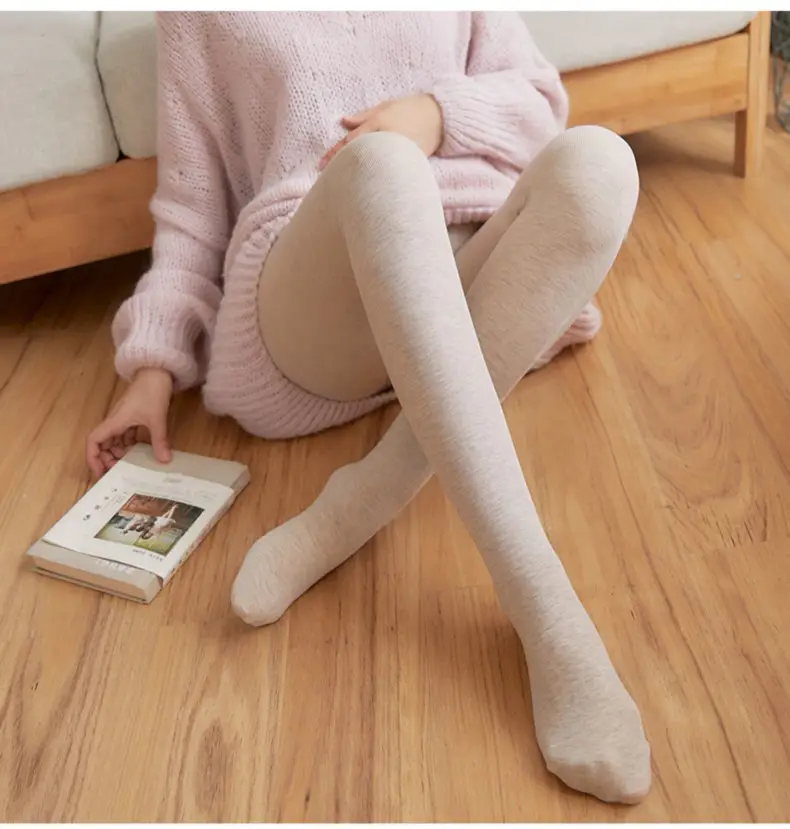 Black Cotton Padded Socks for Women Spring Autumn — feature 23