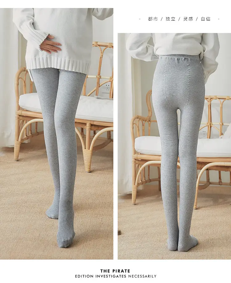 Black Cotton Padded Socks for Women Spring Autumn — feature 25