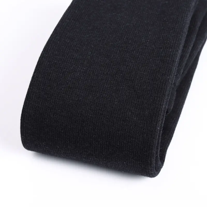 Black Cotton Padded Socks for Women Spring Autumn - Image 9