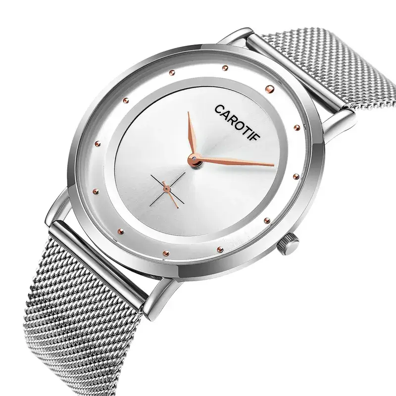 Caladiv Ultra-Thin Quartz Watch for Men