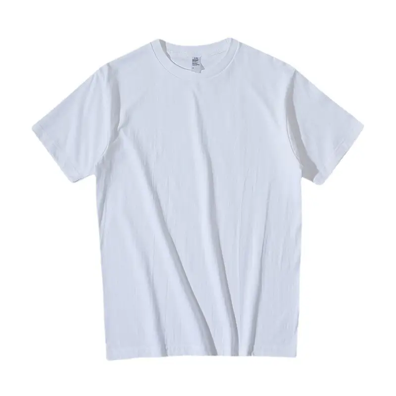 White 220g Cotton Crew Neck T-Shirt for Women - Image 7
