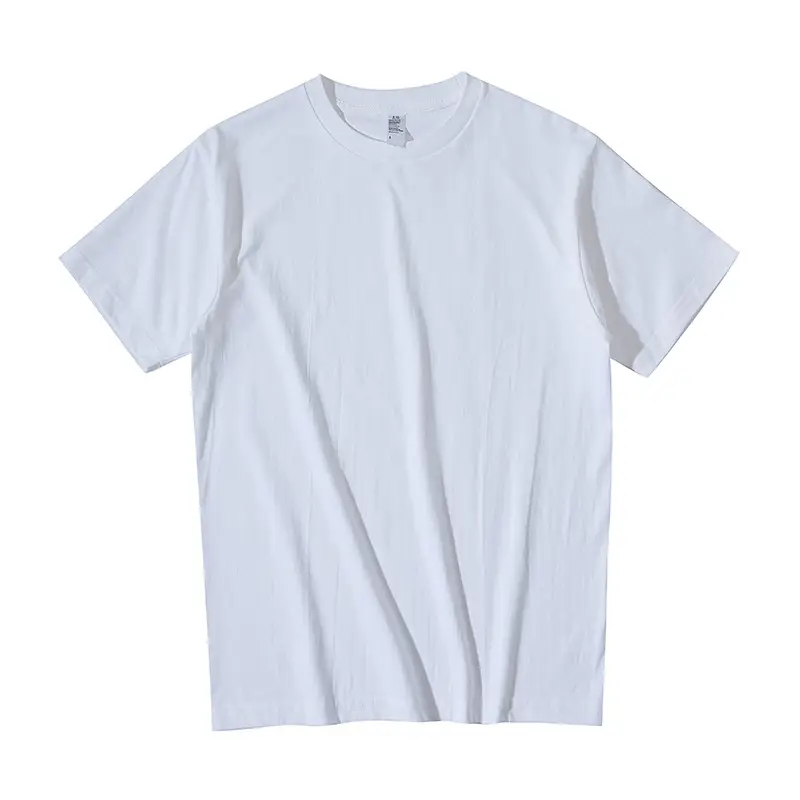 White 220g Cotton Crew Neck T-Shirt for Women - Image 2