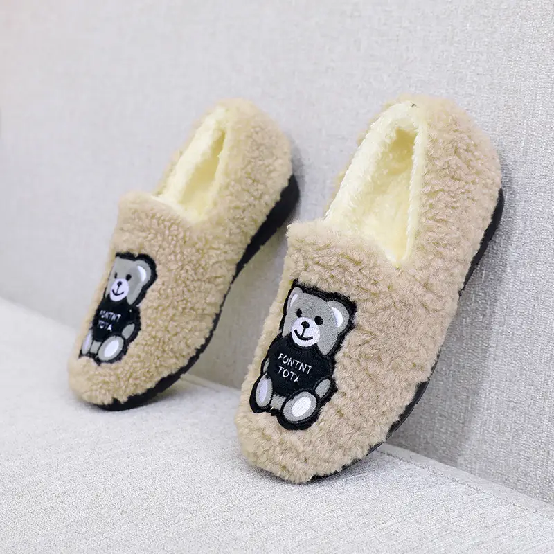 Old Beijing Cloth Shoes for Women, Cotton Shoes with Fleece Lining, Thickened Winter New Style Loafers, Non-Slip Mom Shoes, Korean Version Versatile Cartoon Design - Image 6