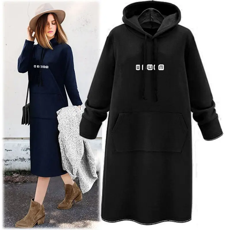 Women's Grey Hooded Hoodie Large Medium Winter Wear - Image 3