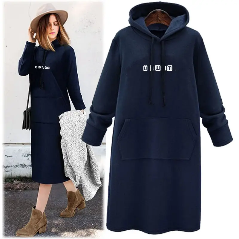 Women's Grey Hooded Hoodie Large Medium Winter Wear — feature 6