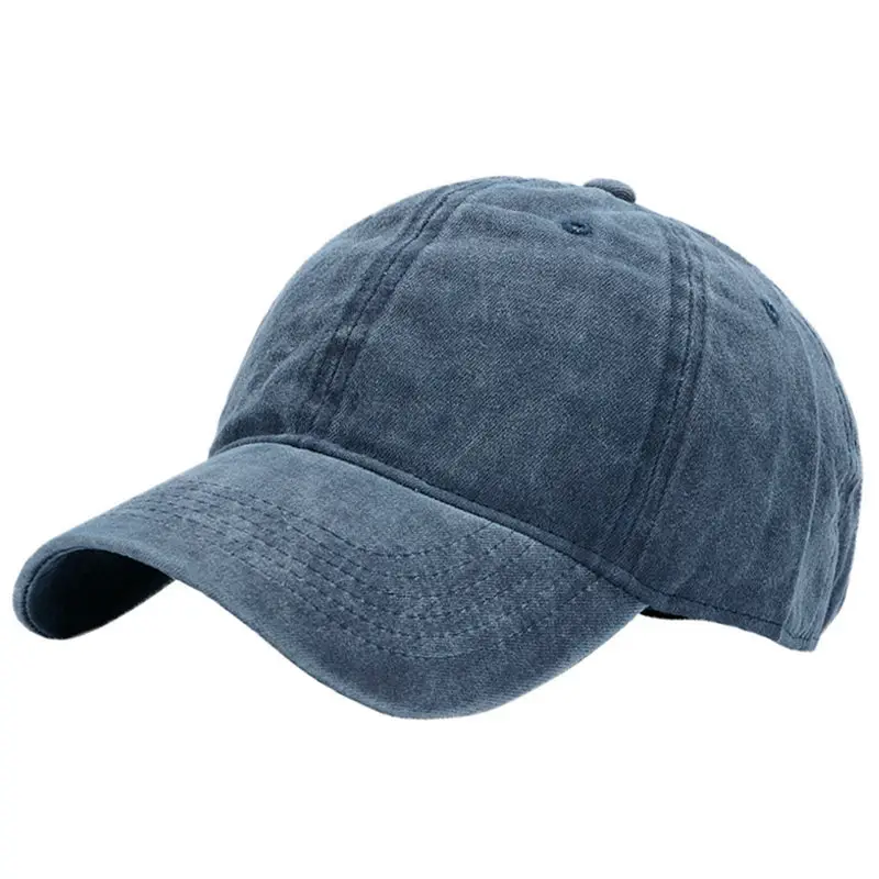 Soft Washed Peaked Cap for Men Women Tan