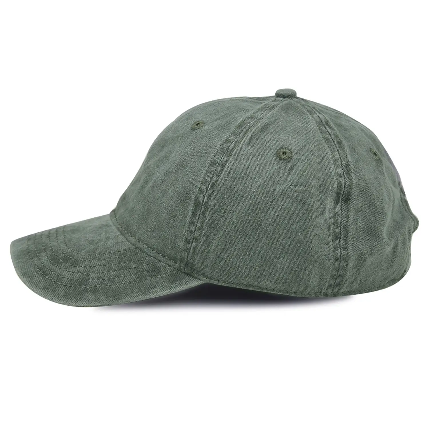 Soft Washed Peaked Cap for Men Women Tan